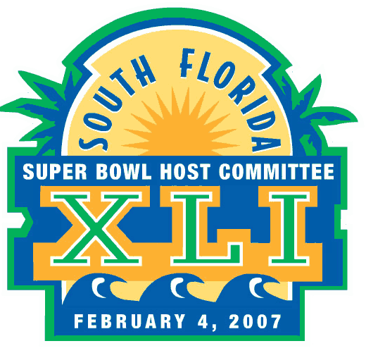 Super Bowl XLI Alternate Logo iron on transfers for clothing
